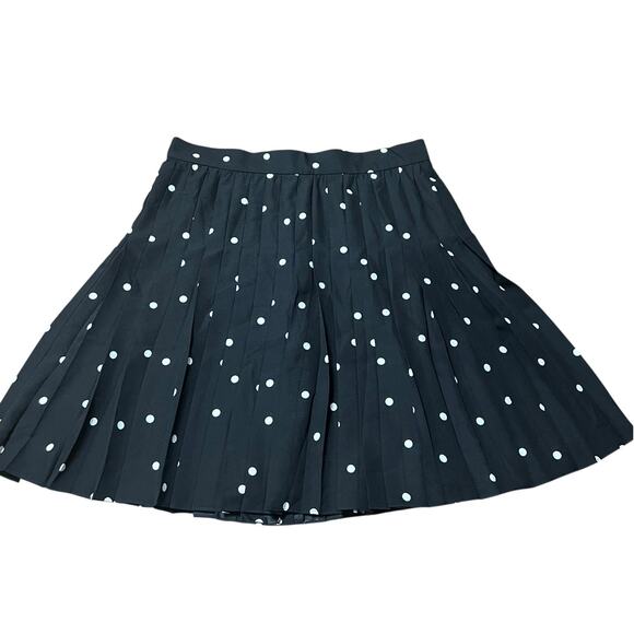Ann Taylor Knife Pleat Polka Dot Skirt Size 12 NWT - Picture 1 of 7
